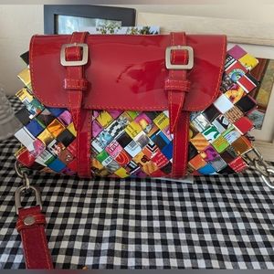 Nahui Ollin Candy Wrapper Purse Handbag